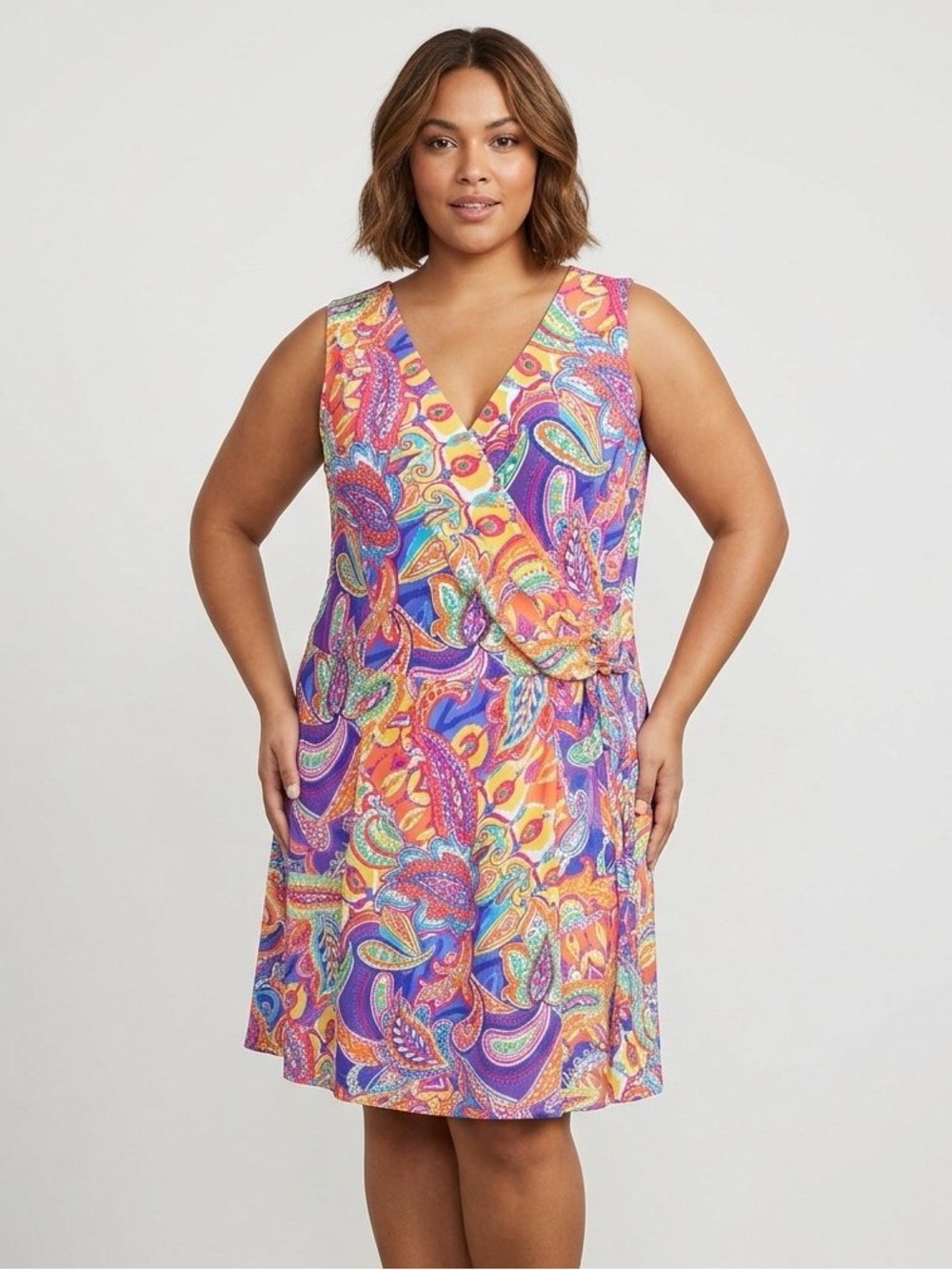 Lauren Ralph Lauren Women’s Multicolored Paisley Dress Size 3XL